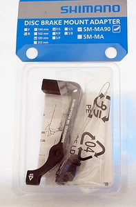 Shimano XTR SM-MA90-R180P/S Disc Brake Adapter Rear 180mm, PM Caliper/IS Frame - Picture 1 of 1