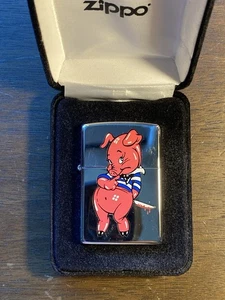 Vintage Zippo Lighter - Flame Rite Rare Porky, Piggy Pig Frank Kozik - Picture 1 of 6