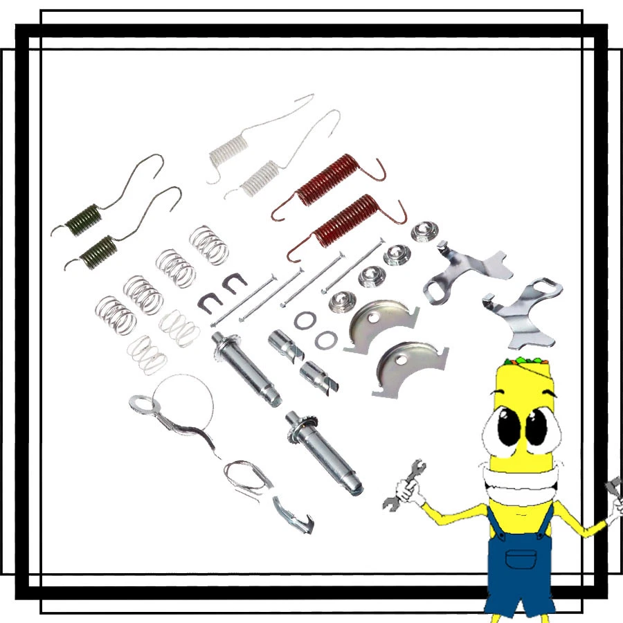 Kit completo de herrajes de tambor de freno trasero para Ford PINTO 1974-1980 Foto 1 de 1