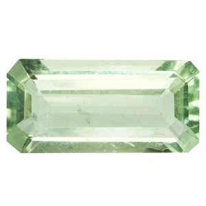 2.56 Ct Extraordinary Octagan 12.5 x 6.1 MM Green Madagascar Natural Oligoclase - Picture 1 of 5