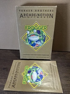 Frogger vintage: Atari 400/800/XL/XE 1983 - CAJA SOLO MANUAL - Imagen 1 de 7