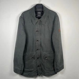 Chaqueta Quicksilver Chore Abrigo Utilitario Pesado Retro Cremallera Completa Gris Para Hombres Talla L - Imagen 1 de 20