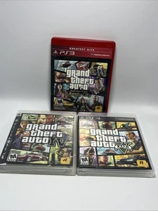 Grand Theft Auto Lot 3 Spiele PS3 V, Liberty City Episodes, IV - Bild 1 von 3