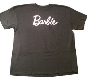 Barbie Graphic T-Shirt XXLarge Cotton Black Script Logo Style (mens size XXL) - Picture 1 of 7