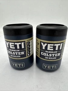 YETI 12oz Can Colster Rambler Can Insulator Navy Blue, 2 Pack - Picture 1 of 4