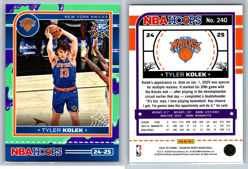2024-25 Panini NBA Haunted Hoops Basketball SLIME Parallels #1-300 You Pick! - Image 1 of 1