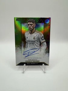 Federico Valverde 2023-24 Topps Inception UEFA Star Quality Auto Green /99 - Picture 1 of 2