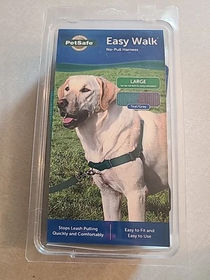 PetSafe Easy Walk® Harness, Large 65-95 Lbs, Martingale, No Pull Dog Teal/Gray - Image 1 of 3