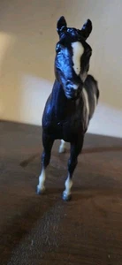 Breyer Horse #229 Matte Black Tobiano Paint Pinto Stock Horse Stallion 1981-88 - Picture 1 of 6