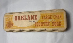 Vintage Oaklane großer Chex Country Eierkarton Washington State - Bild 1 von 4