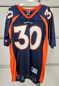 Vtg Champion Denver Broncos Terrell Davis #30 Men’s Football Jersey Size 48 - Picture 1 of 5