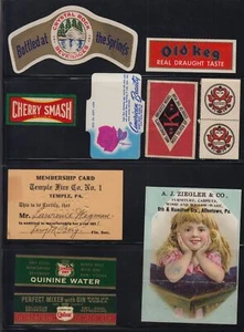 Vintage labels and other types of collectable ephemera - Picture 1 of 3