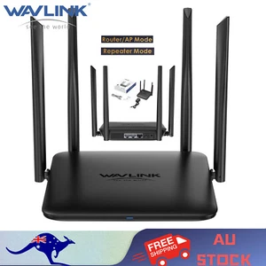 Wavlink 5G Wifi Router 1200Mbps Router Dual Band Wireless Repeater AP Booster AU - Picture 1 of 8