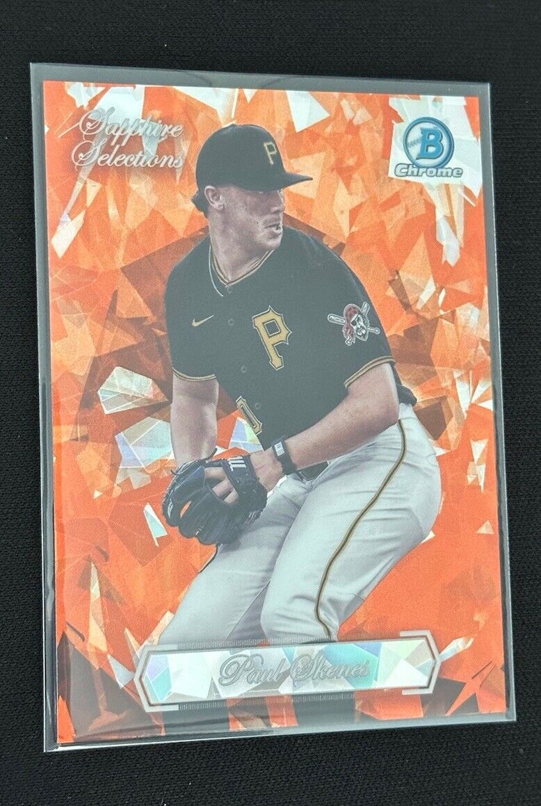 2023 Bowman Draft Sapphire Selections Paul Skenes ORANGE /25