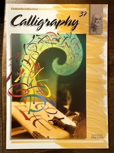 NEW Leonardo Collection Art Book Let us Paint 'Calligraphy' #37 Pub Vinciana - Picture 1 of 4