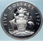 münzen 5 Dollar Wappen Bahamas 1972  Silber  925  42 ,3 g. wie neu günstig zuver