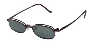 NEW SMARTCLIP 605 AFFORDABLE HIP EYEGLASS FRAME/GLASSES POLARIZED CLIP-ON LENSES - Picture 1 of 28