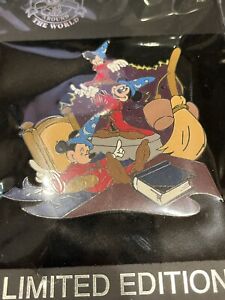 Disney Pin Lot DS Shopping Sorcerer Apprentice Mickey Proof Series Jumbo LE 500