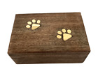 Pudełko na smakołyki dla zwierząt domowych / urna drewniane pudełko dla psa lub kota 4" x 6"
