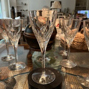 Waterford Crystal Merrill 9” Water Glass Or White Red And Rose’ Wine - 10 Avl - Picture 1 of 10