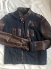 Dolce & Gabbana Buffalo Leather And Cotton Jacket Vintage And Rare ! Limited
