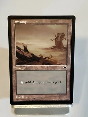 MTG Swamp (Tempest) Anthologies Regular Land Magic - Image 1 of 4