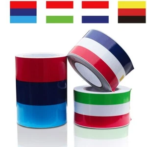 New Italian French Flag Three-color Stripe Bumper Sticker Car Decoration Tape 2M - Foto 1 di 8