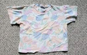 Camisa Floral Guess Marciano Vintage Años 80 Hecha en EE. UU. Talla M 6-7 - Imagen 1 de 4