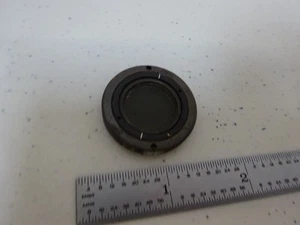 MICROSCOPE PART OPTICAL POL POLARIZER ZEISS GERMANY OPTICS AS IS BIN#N6-98 - Picture 1 of 6