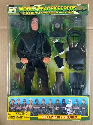 Figura de acción World Peacekeepers 12" totalmente posable juguete soldado con accesorios Foto 1 de 3