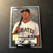 2021 Topps Chrome Platinum Anniversary #14 Ke'Bryan Hayes Rookie Card Pittsburgh