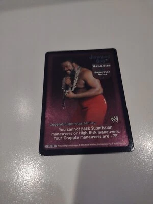WWF/ WWE Raw Deal The Junkyard Dog Superstar Card Promo  - Image 1 of 2