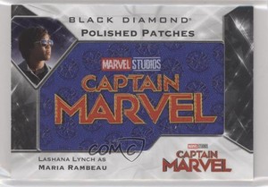 2021 Marvel Black Diamond Polished 2/49 Lashana Lynch Maria Rambeau Patch a2w