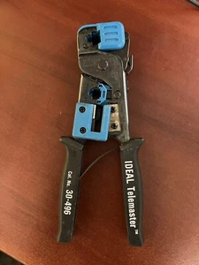 Ideal 30-496 Telemaster RJ-45/RJ-11 Modular Plug Termination Crimp Tool - Picture 1 of 2