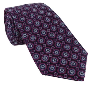 Irregular Medallion Silk Tie - Picture 1 of 18