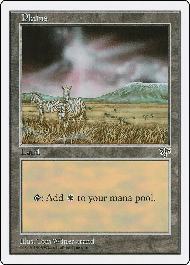 Plains (Mirage) Anthologies Moderate Play MTG Magic DNA GAMES - Image 1 of 1