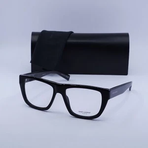 NEW Saint Laurent SL714 001 Black 55mm Eyeglasses - Picture 1 of 6