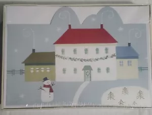 Paper Magic Group Snowman And Country House theme 18 Christmas Cards NIB - Picture 1 of 2