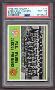 1965 Philadelphia #71 Green Bay Packers PSA 8 *JAYSACE* - Picture 1 of 2