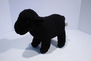 "Jaag Peluche Negro Oveja Cordero 12"" Largo 9"" Alto" - Imagen 1 de 17
