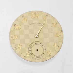 CHRONOMETRE UNION S.A. SOLEURE Movement Dial Watchmakers Parts Repairs 42.6mm - Picture 1 of 3
