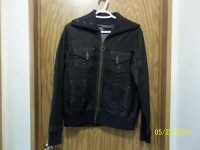  QVC Motto Your Style Mantra Jean Jacket Ladies Size M - Image 1 of 4