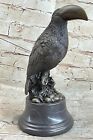 10"AUSTRIAN COLD PAINTED VIENNA BRONZE STANDING TOUCAN BY ARTIST MIGUEL 