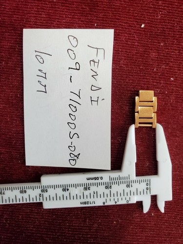 Maglie orologio fendi run away 10 mm oro rosa con vite # 009 71000S 080