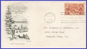 USA3 # 964 ADDR ARTMASTER FDC Oregon Territory - Bild 1 von 1