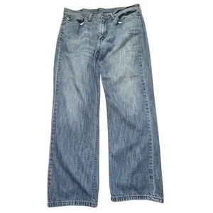 Levi's 514 Men's Relaxed Fit Loose Jeans Blue W36 L30 Denim 5-Pocket Rare - Picture 1 of 10