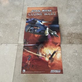 Nintendo Power  POSTER - N64 NES Star Wars the Clone Wars 22 X 11&rdquo;