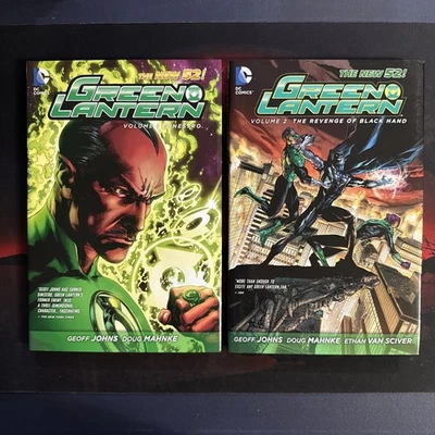 Green Lantern New 52 Vol 1-2 Hardcover Lot DC Comics Geoff Johns Graphic Novel - Image 1 of 4