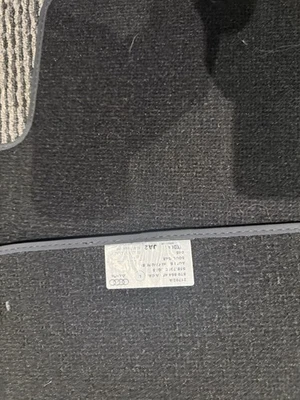 Juego de alfombrillas interiores delanteras y traseras de tela negras para Audi S5 2013-2017 OEM  Foto 1 de 4