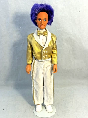 1986 Hasbro Rio 13" Boneca Jem and the Holograms Glitter 'n Gold - Imagem 1 de 4
